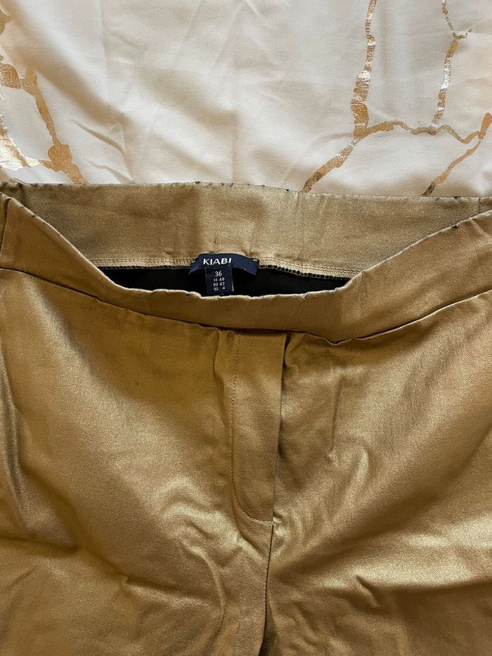 Pantalon slim effet cuir femme – taille 36 - photo numéro 3