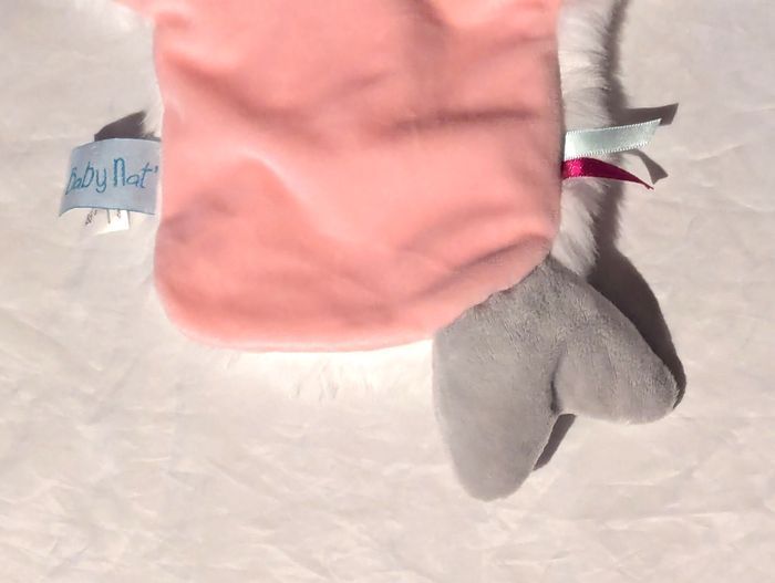 Licorne Corne Argentée Pailletée Robe Rose Devant Fourrure Arrière Peluche Petits Enfants Bébés - photo numéro 5