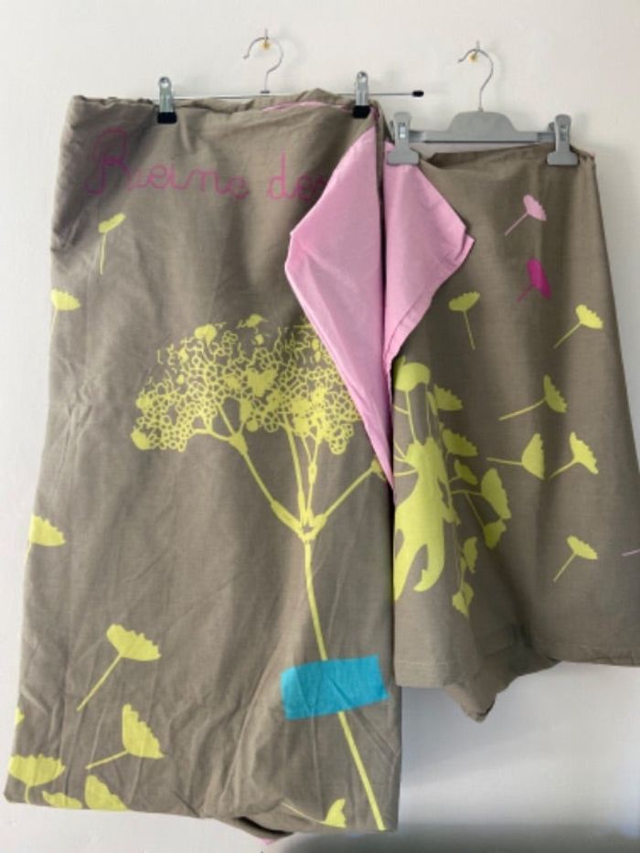 Parure housse de couette 1 personne et taie d’oreiller