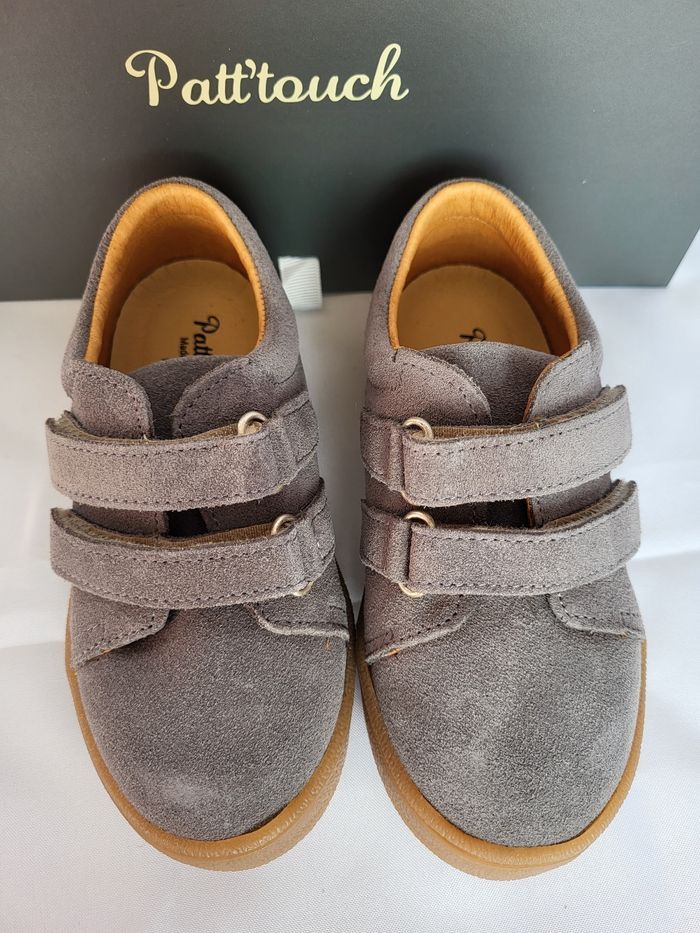 Basket garçon gris en cuir Point 27 Made in France 🇨🇵 - photo numéro 3
