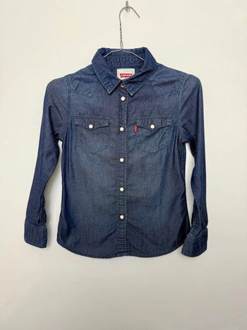 Chemise Levi's fille bleue taille 10 ans parfait état