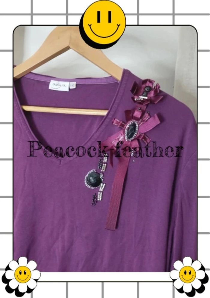 Haut violet 44 - photo numéro 3