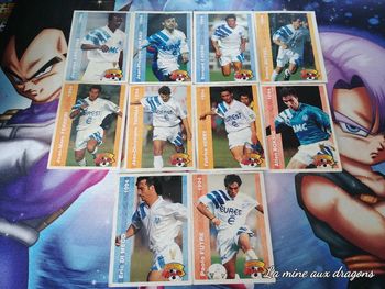 Lot Carte Olympique Marseille Official football cards panini 1994 set rare 94 OM