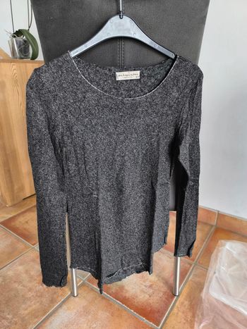 Pull léger noir/gris taille S/M
