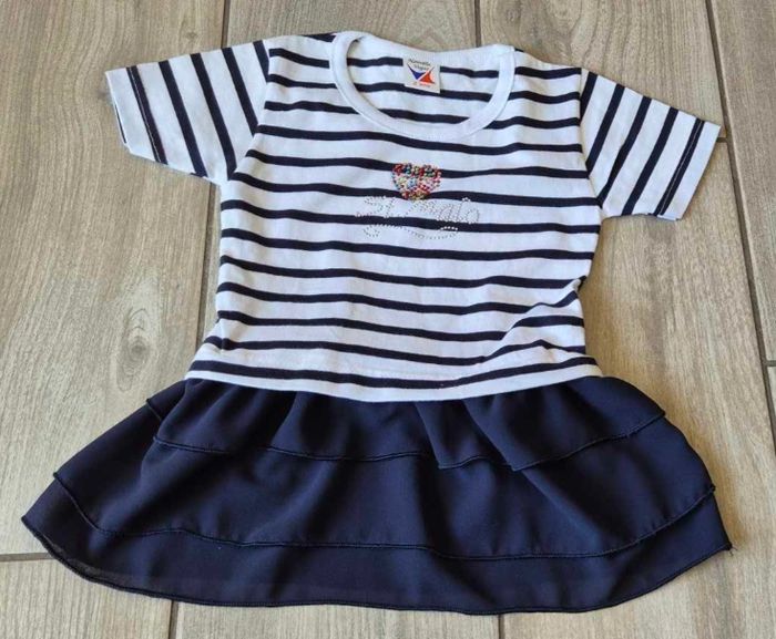 Robe manches courtes