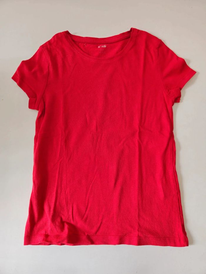 T shirt uni rouge
