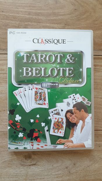 Jeux vidéo PC vintage cartes tarot et belote