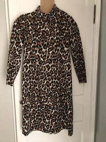 AN121- Robe vintage love T46-48 portée 1 soirée