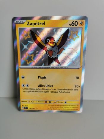 Carte Pokémon Zapétrel 145/091