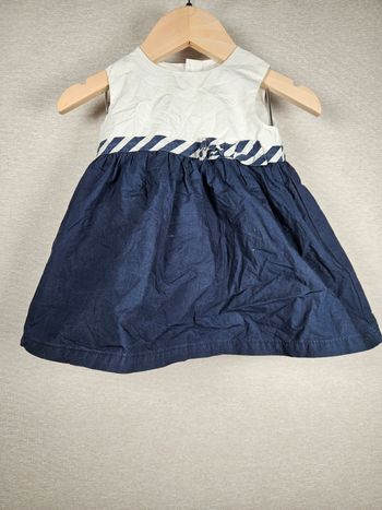 Robe marinière  tex 6 mois 