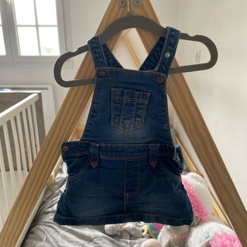 Robe jean salopette