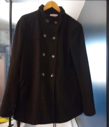 Manteau noir  camaïeu