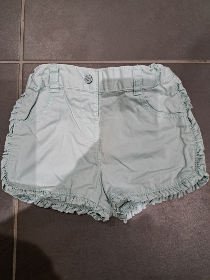 Short 24 mois couleur menthe claire kiabi
