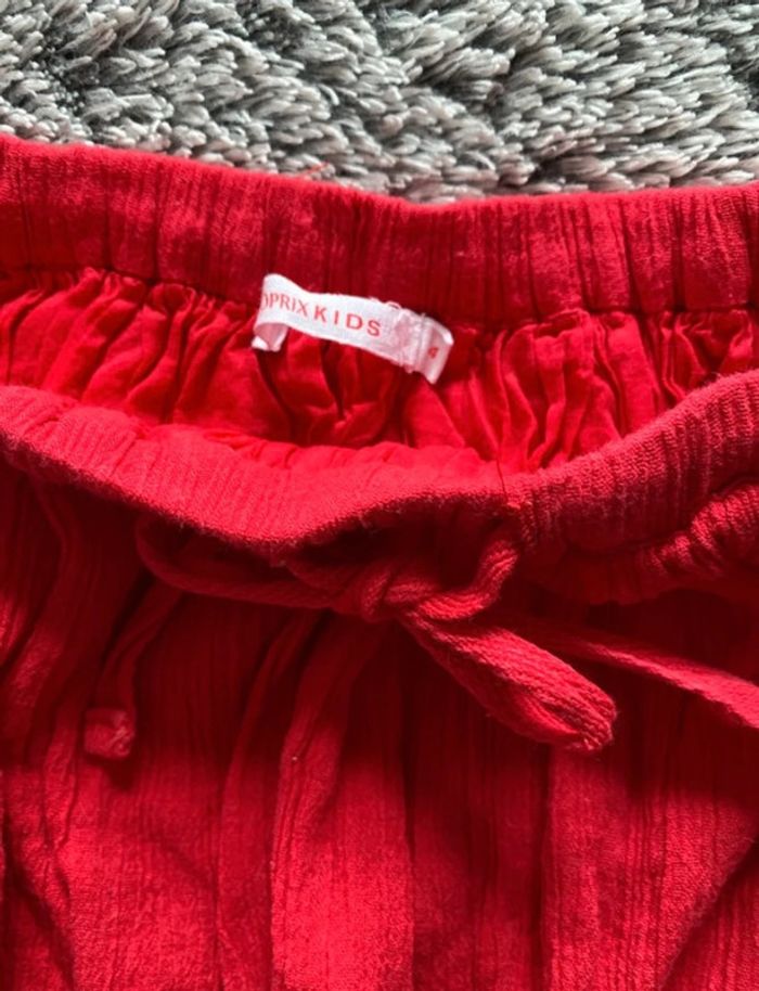 Jupe rouge Monoprix - taille 4 (taille grand) - photo numéro 3