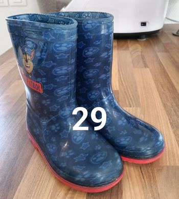 Bottes pluie bleu marine Pat Patrouille 29