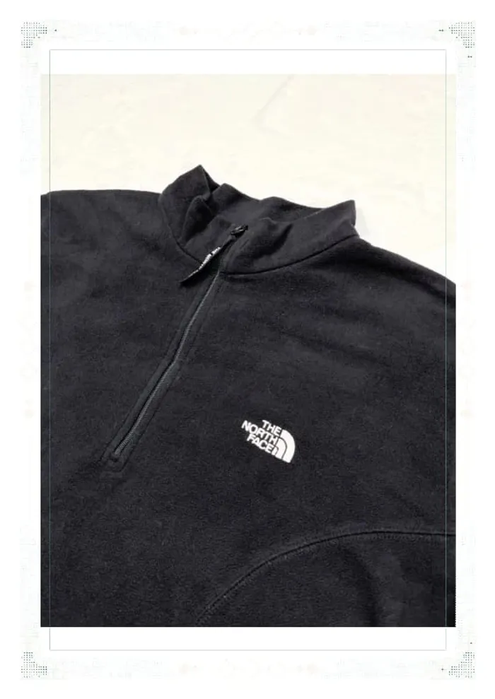 The North Face polaire demi zip noir femme taille XL polyester - photo numéro 4