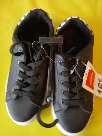 baskets noir fille femme 36