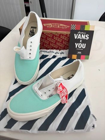 Vans Authentic Washed Green Nubuck