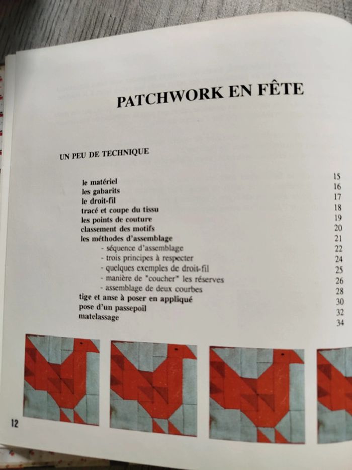 Livre patchwork en fête - photo numéro 3