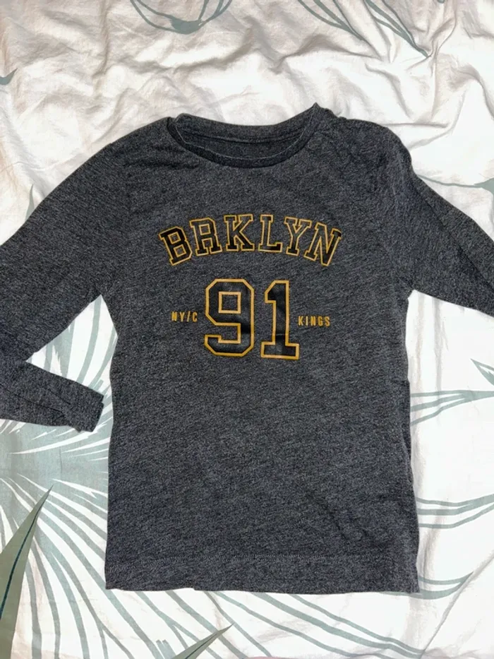 T-shirt manches longues Brooklyn Gemo