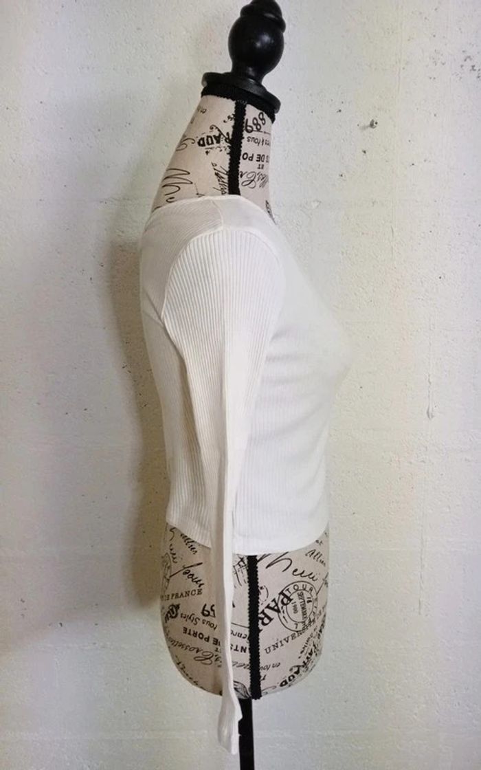 🤍 Petit haut asymétrique Van Der Rock – Taille M – Bon état - photo numéro 4