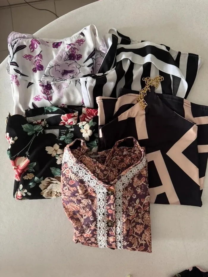 Lot de 5 hauts