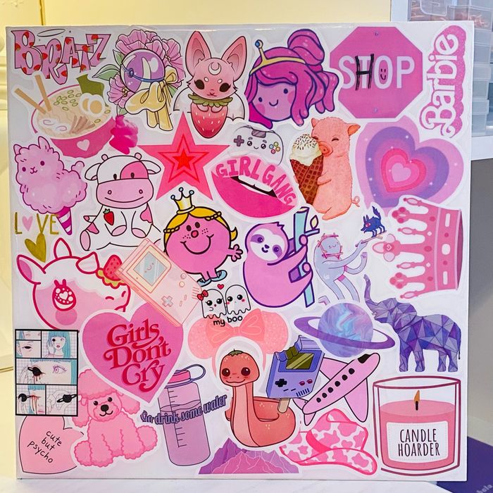 Toile Stickers Résine