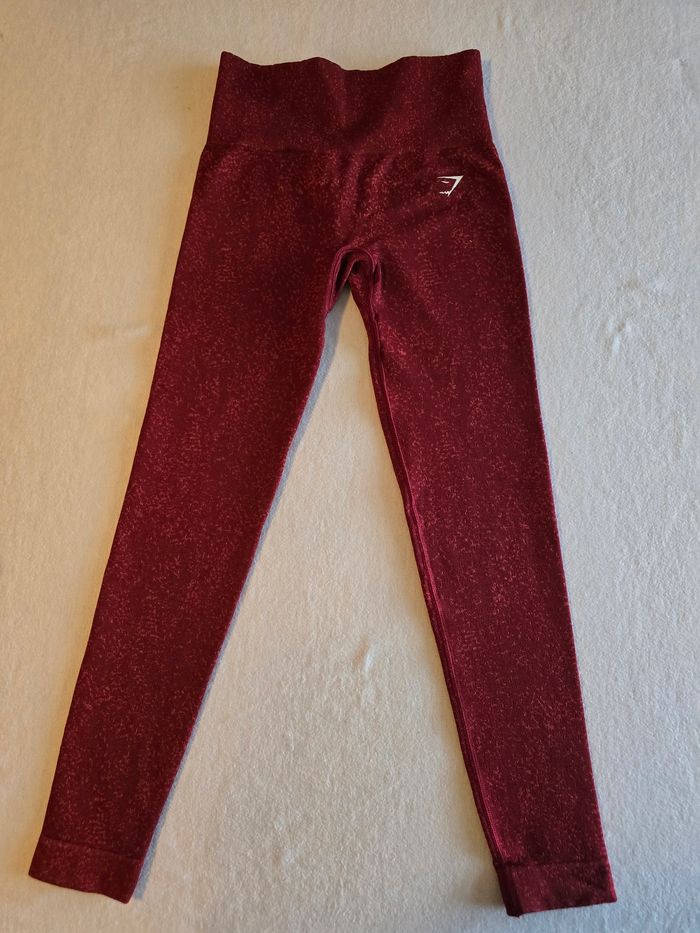 Ensemble Gymshak bordeaux/rouge - photo numéro 2