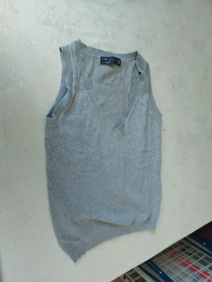 Pull sans manches femme