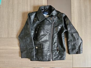 Veste simili cuir noire Kiabi 3 ans – Très bon état
