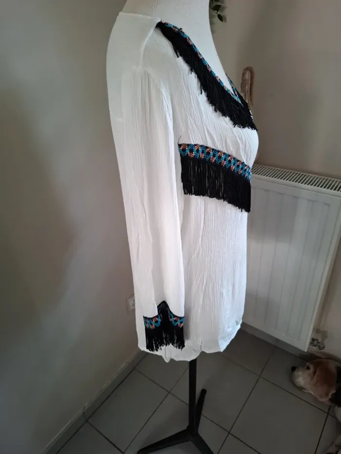 Blouse a frange B&L - photo numéro 3