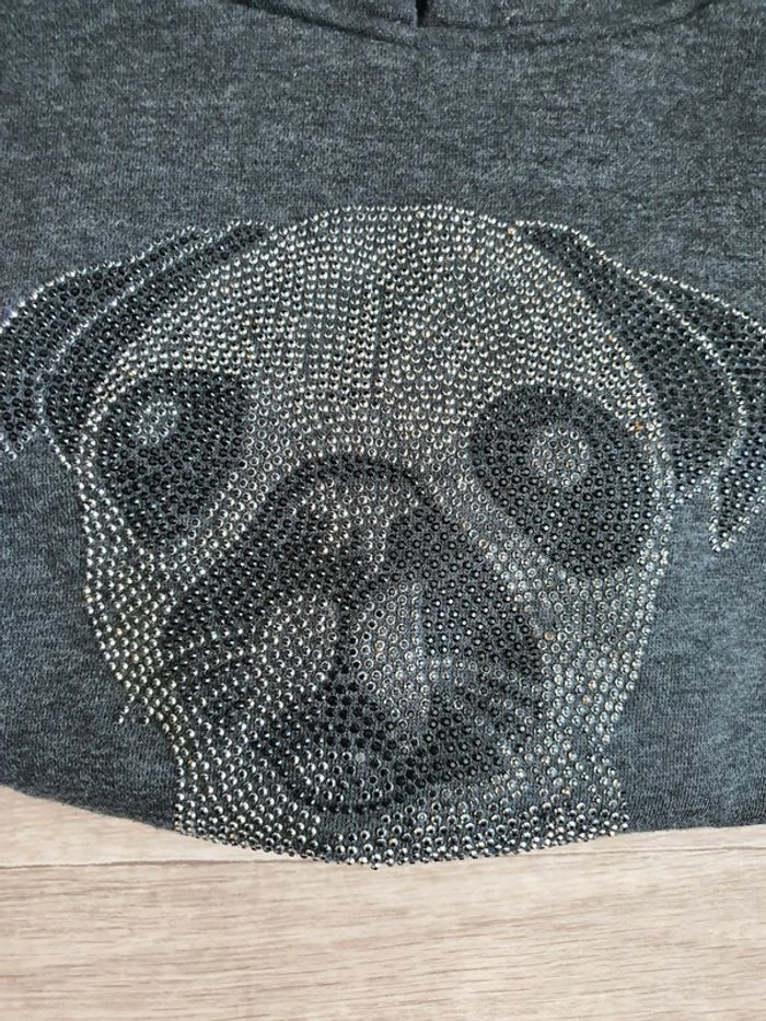 Sweat à strass taille 6 ans - photo numéro 9