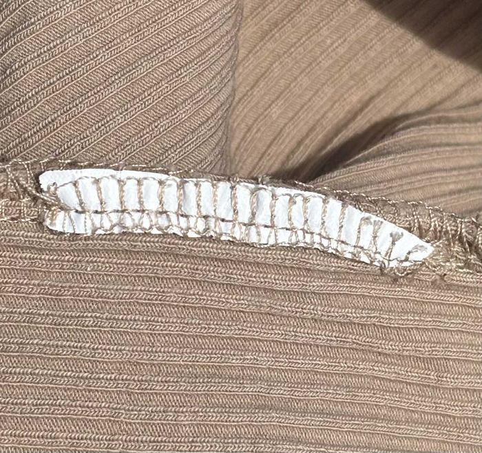 👚Crop-top côtelé beige • La Halle • T32 / XXS - photo numéro 5