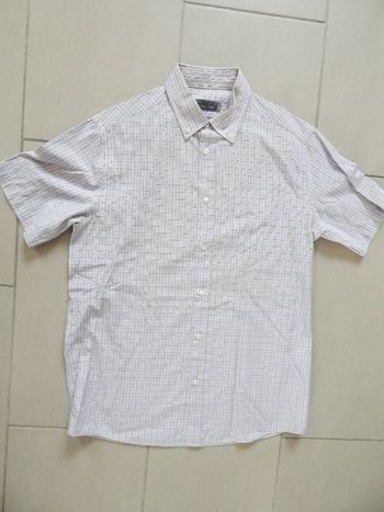 Chemise manches courtes Sergio Vitti 41/42 coupe droite