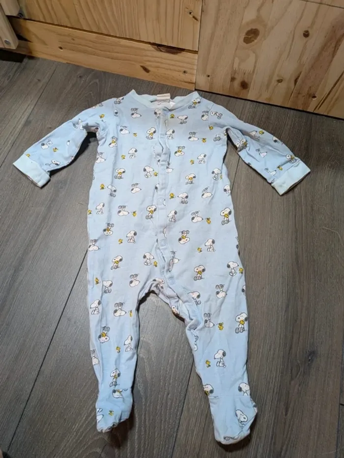 Pyjama en coton Snoopy 3 mois H&M très bon état