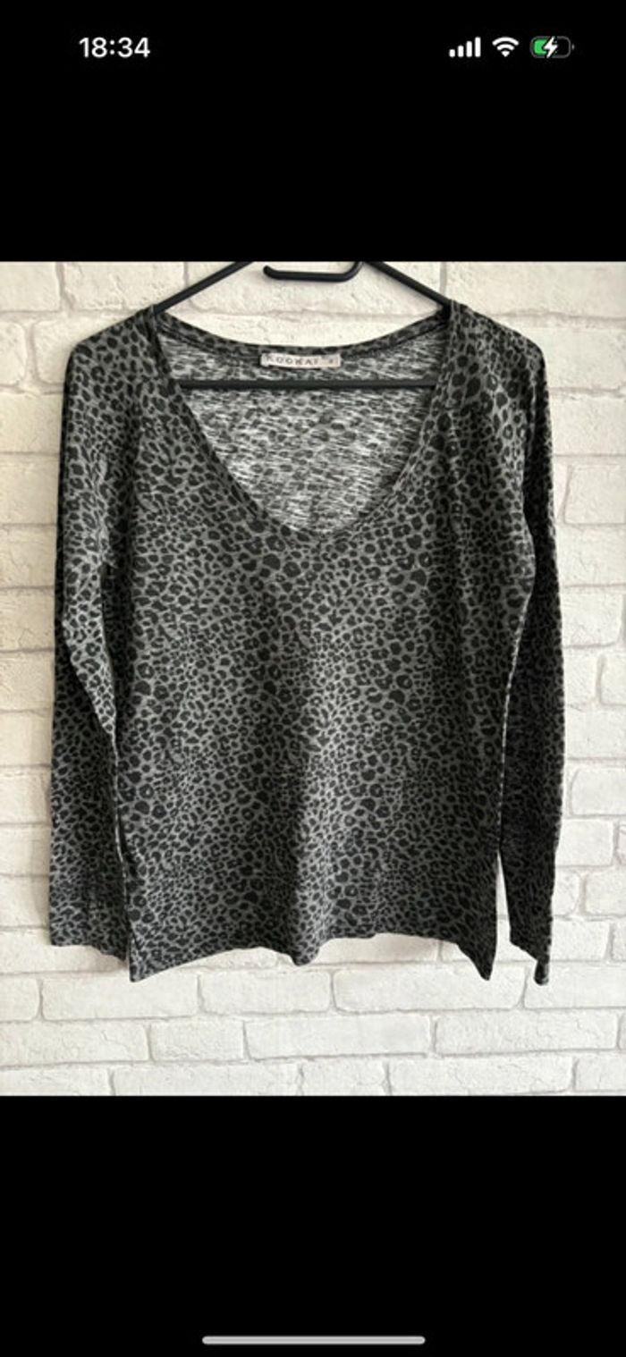 Tee shirt manche longue kookai taille XS