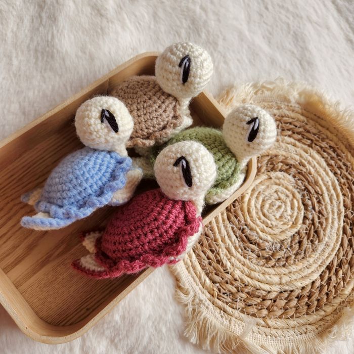 Thaïs la Tortue doudou en crochet