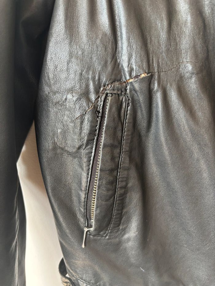 Veste en cuir Sud Express 38 - photo numéro 8