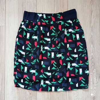 Jupe à motifs géométriques t36