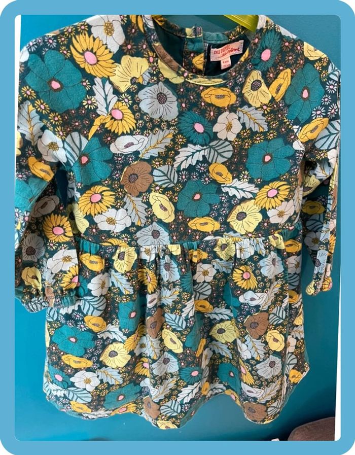 Belle robe manches longues 4 ans DPAM