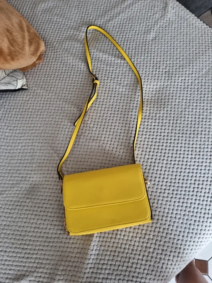 Sac bandoulière jaune