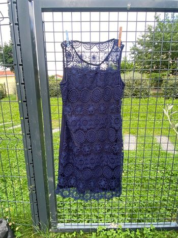 Robe effet dentelle