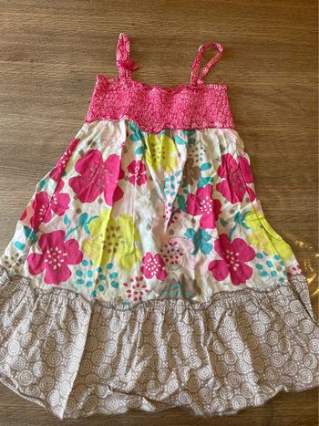 Robe fleurie bretelles reglable