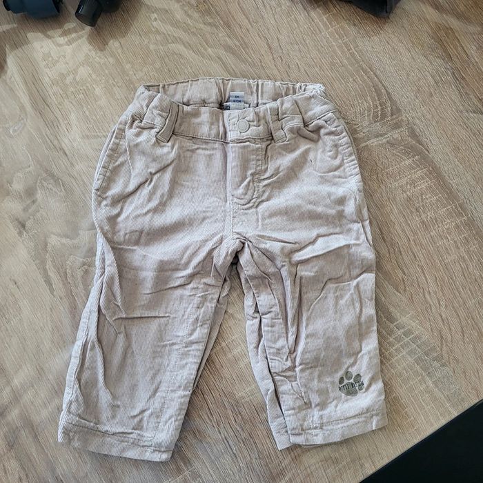 Pantalon garçon 6 mois velours