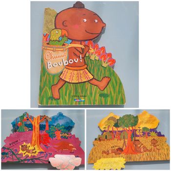 Très beau livre grand format animé de flaps Chut Boubou! 41