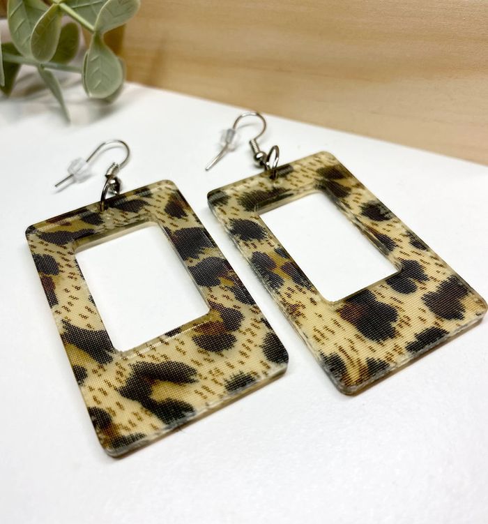 Boucles d’oreilles Léopard - parfait état - photo numéro 3