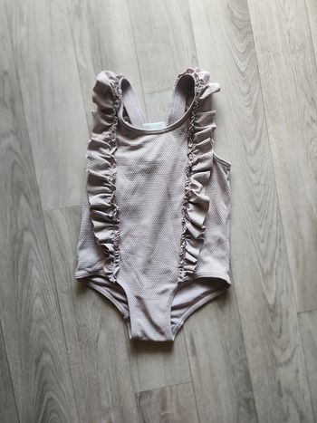 Maillot de bain 1 pièce 98cm parme
