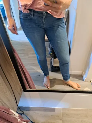 Jean slim taille basse