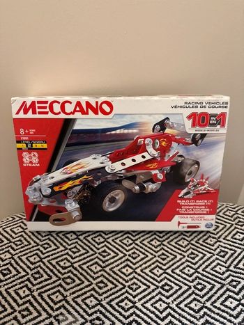 Meccano - Voiture de course à construire plusieurs modèles possible