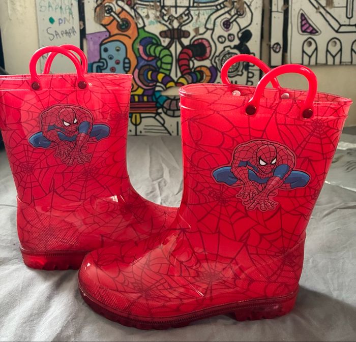 Botte de pluie Spiderman taille 30/31